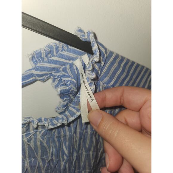 Anthropologie Uli ruffled blouse top L - Picture 3 of 3